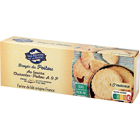 NOS RÉGIONS ONT DU TALENT Broyés du Poitou Pure Butter – 280g