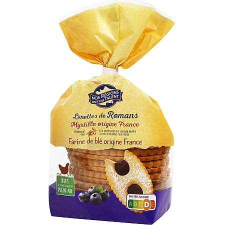 NOS RÉGIONS ONT DU TALENT Lunettes de Romans Blueberry – 350g