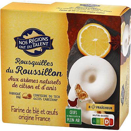 NOS RÉGIONS ONT DU TALENT Rousquilles Fondantes 200g