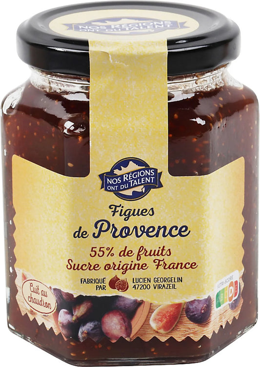 NOS REGIONS ONT DU TALENT Provençal Extra Fig Jam 315g