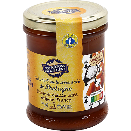 NOS REGIONS ONT DU TALENT Guérande Salted Butter Caramel 200g