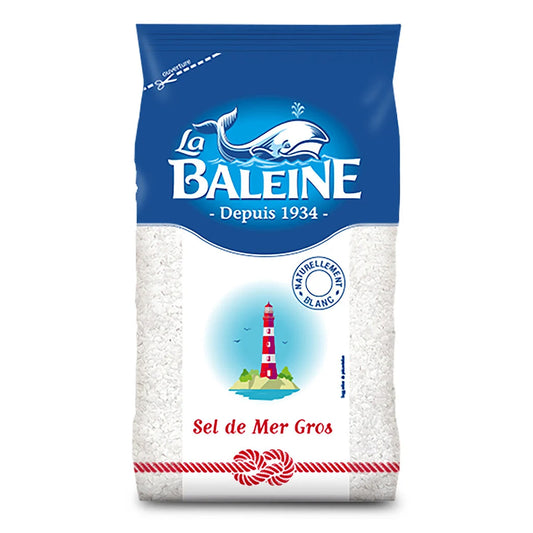 LA BALEINE Gros sel de Méditerranée 800g
