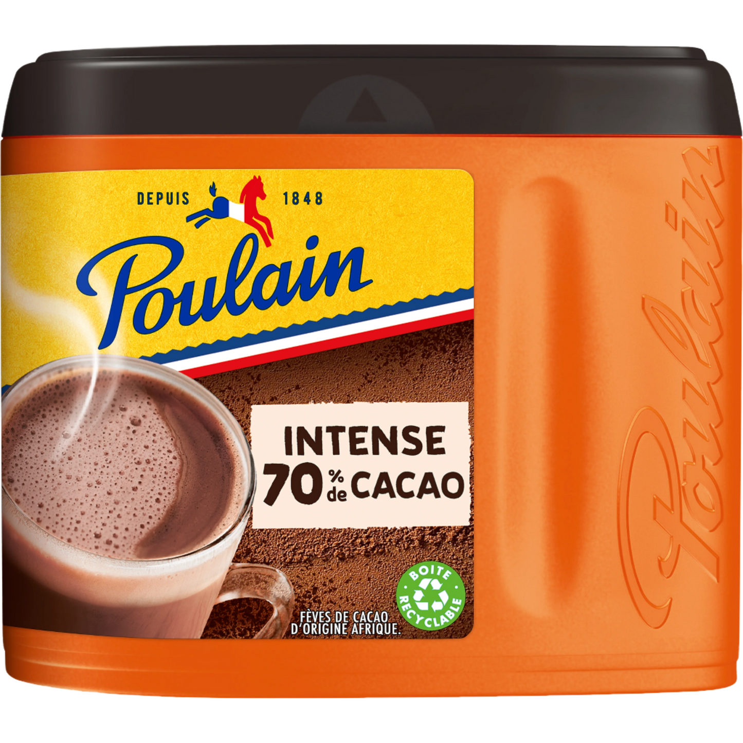 POULAIN Chocolat en poudre Grand Arôme - 70% cacao 380g