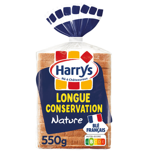 HARRYS Pain de mie nature longue conservation x14 - 550g