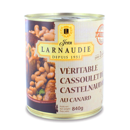 JEAN LARNAUDIE Authentic Castelnaudary cassoulet with duck 840g