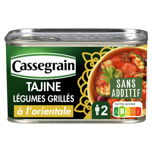 CASSEGRAIN Tajine de légumes grillés coriandre 375g