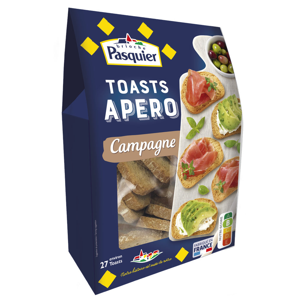 PASQUIER Toasts apéro campagne 100g*