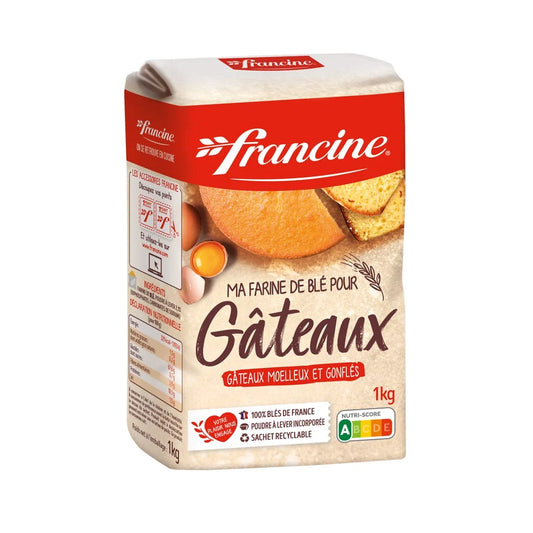 FRANCINE Farine de blé pour gâteaux T45 1kg