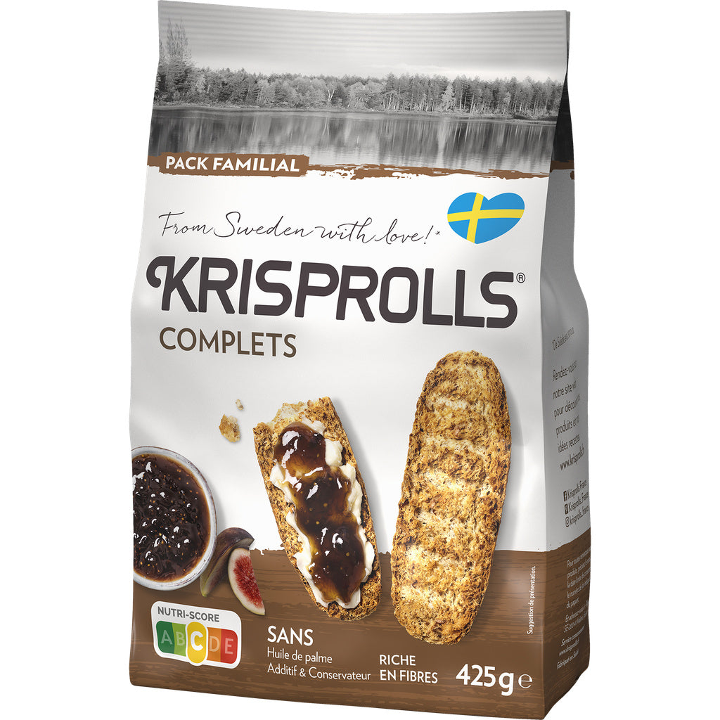 KRISPROLLS Petits pains suédois complets 425g