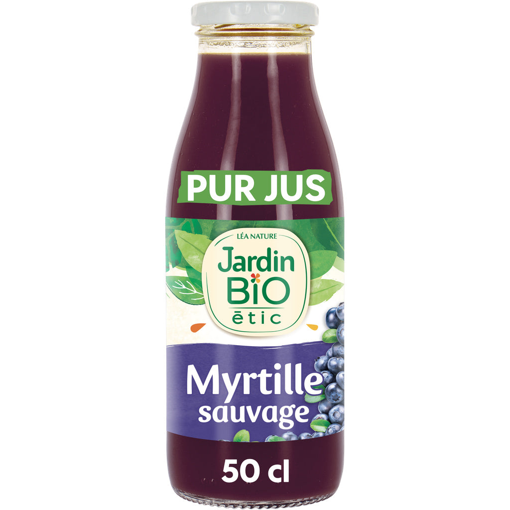 JARDIN BIO Organic Pure Wild Blueberry Juice 50cl