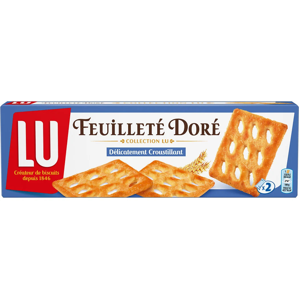 LU Feuilleté Doré Puff Pastry Biscuits 125g