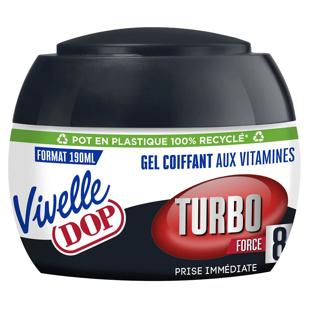 VIVELLE DOP Hair Styling Gel – Turbo Hold 190ml