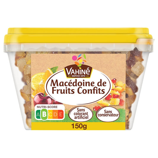 VAHINE Macédoine de fruits confits 150g