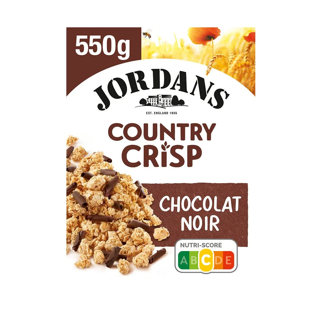JORDANS Céréales chocolat noir Country Crisp 550g