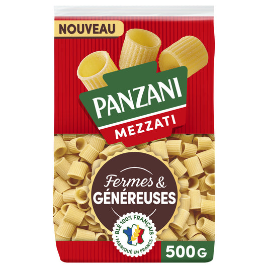 PANZANI Mezzati -Pâtes fermes et généreuses 500g