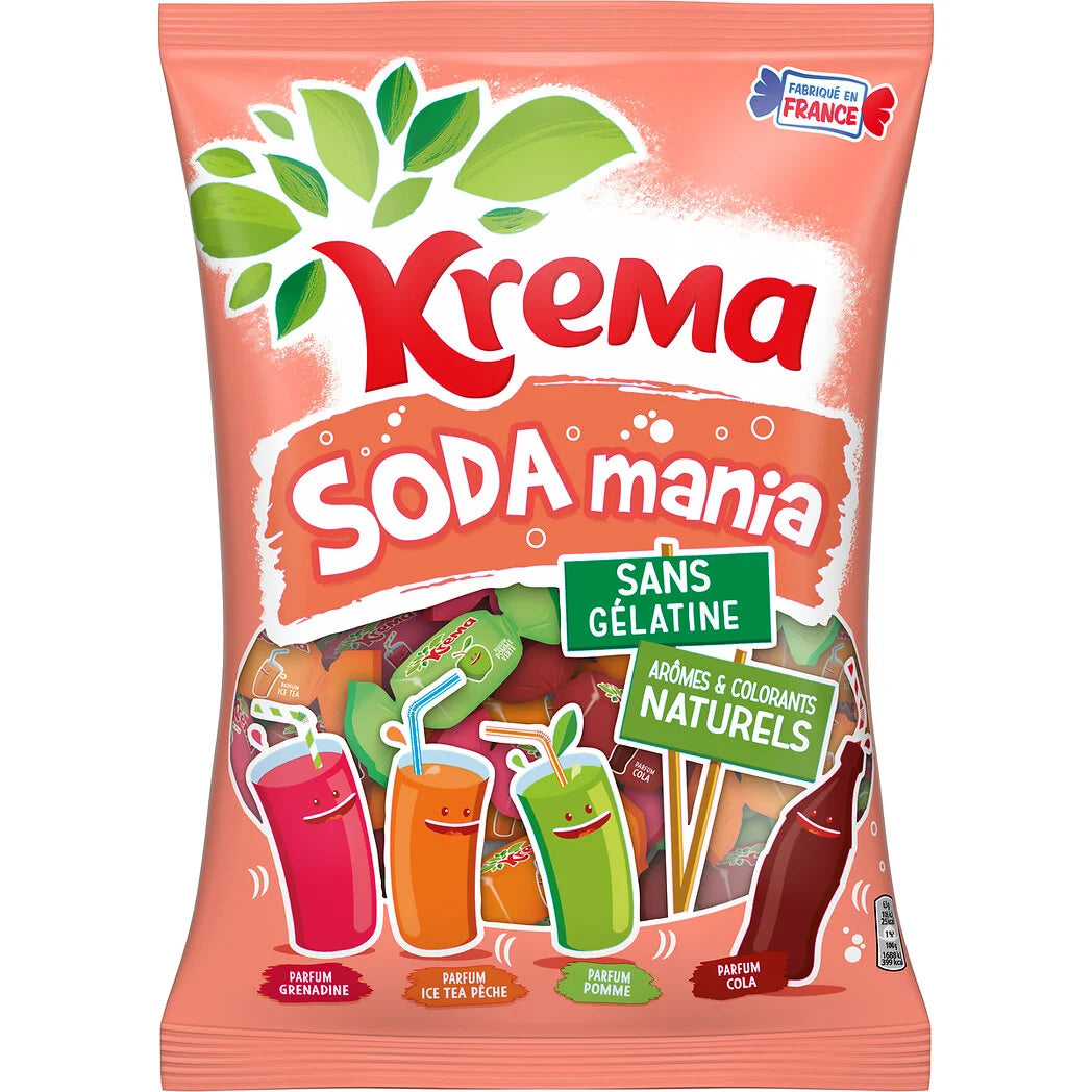 KREMA Bonbons assortiment soda mania 580g