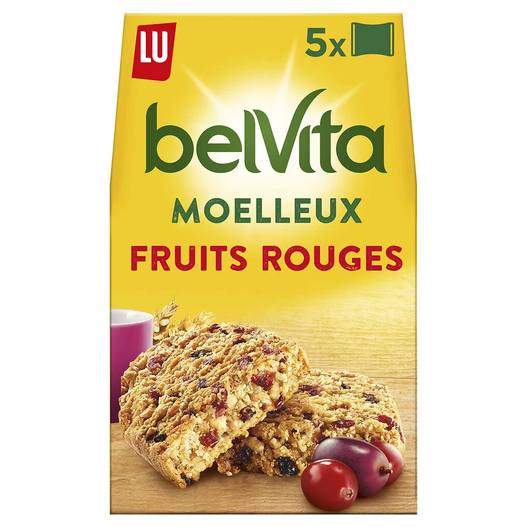 LU Belvita – Soft Breakfast Biscuits Red Fruits 250g