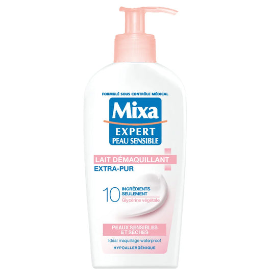 MIXA Lait Démaquillant Visage Extra-pur Anti-dessèchement 200ml