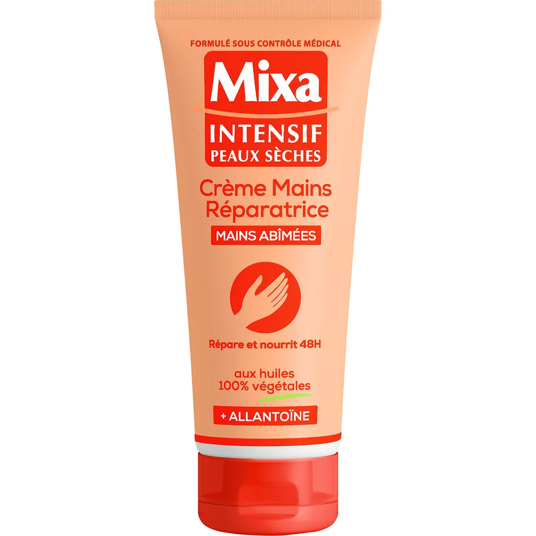 MIXA Creme Mains Reparatrice Allantoine aux Huiles 100% Végétales 100ml