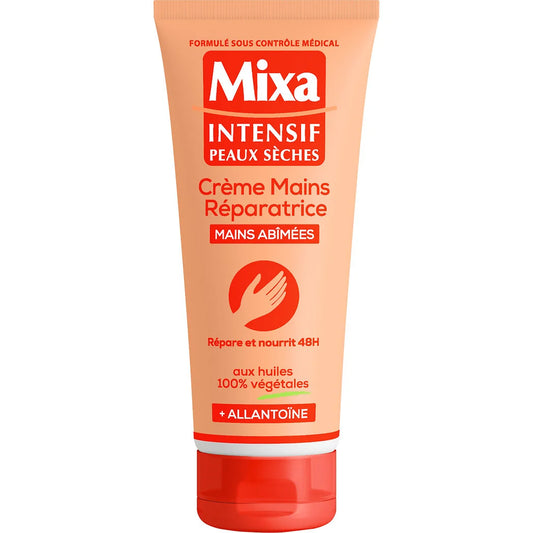 MIXA Creme Mains Reparatrice Allantoine aux Huiles 100% Végétales 100ml