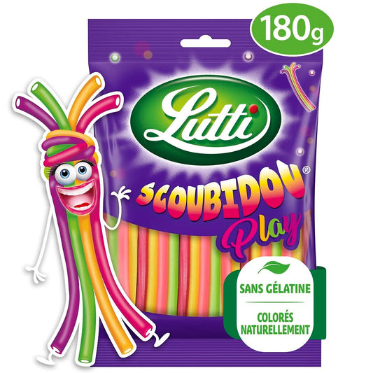LUTTI Bonbons Scoubidou Play aux fruits 180g