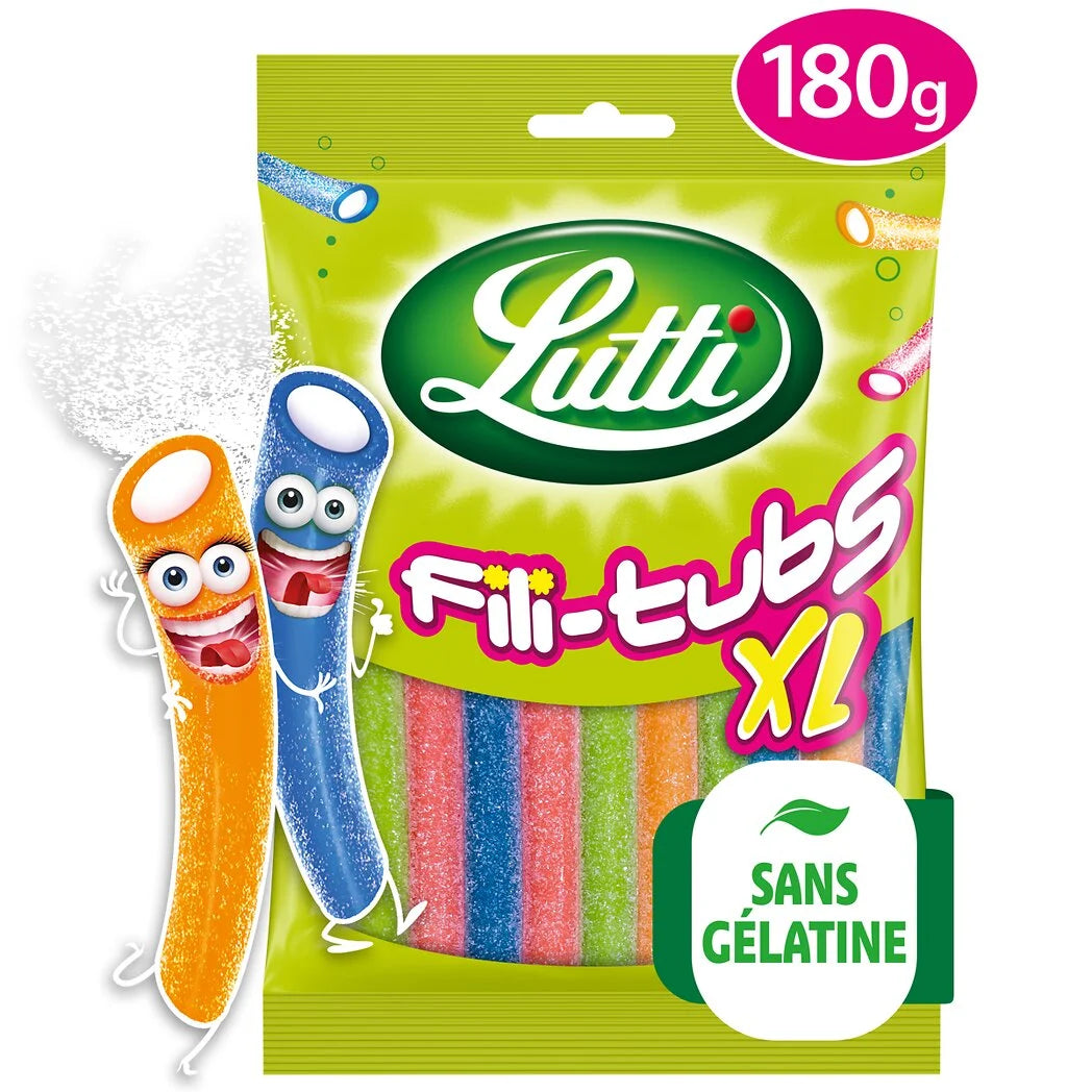 LUTTI Bonbons Fili-Tubs XL saure Früchte 180g