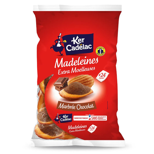 KER CADELAC Marbled Chocolate Madeleines 600g