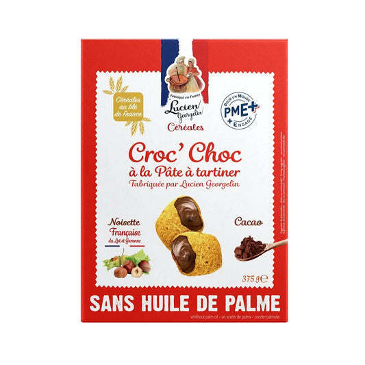 LUCIEN GEORGELIN Céréales "Croc'Choc" à la pâte à tartiner 375 g