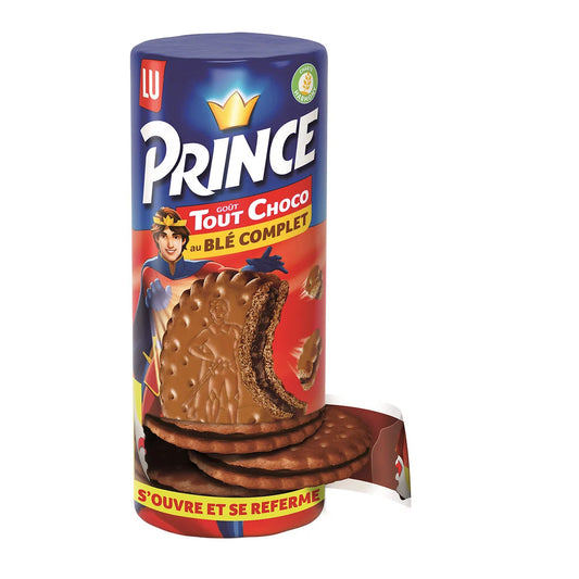 LU Prince - Biscuits fourrés au blé complet tout chocolat 300g