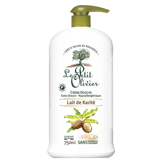 LE PETIT OLIVIER Extra-Mild & Moisturizing Shea Milk Shower Cream 750ml