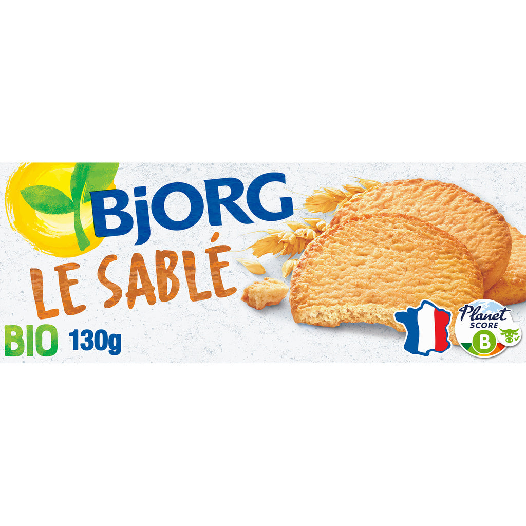 BJORG Biscuit le sablé nature Bio 130g