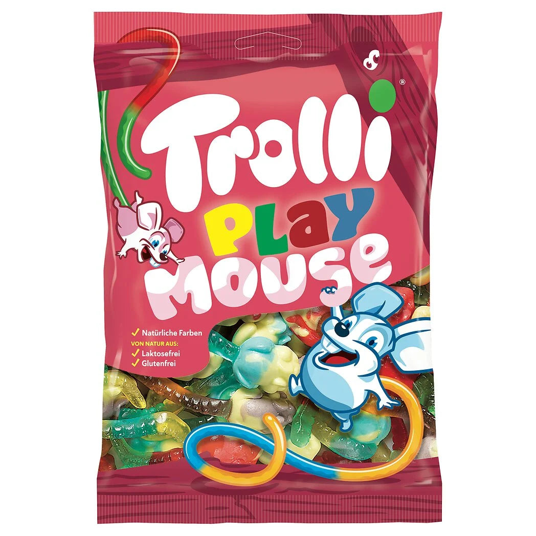 TROLLI Playmouse - Bonbons gélifiés goût fruits 200g