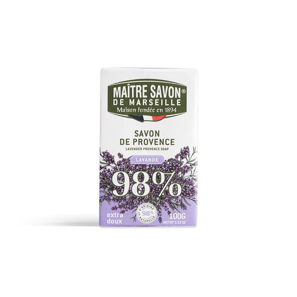 MAITRE SAVON DE MARSEILLE Extra Mild Lavender Provence Soap 100g