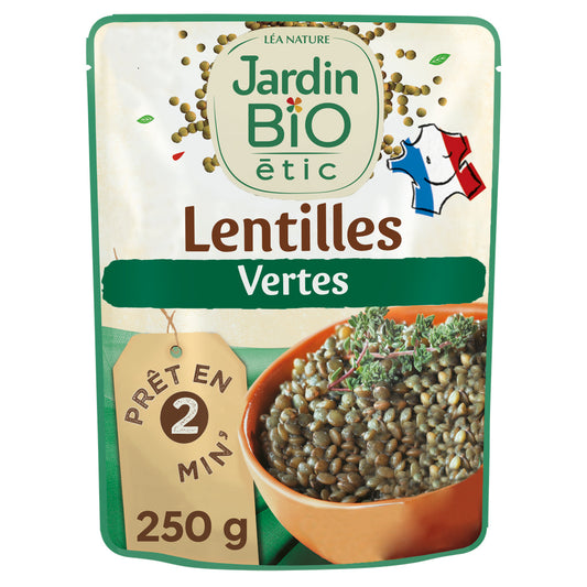 JARDIN BIO Organic Green Lentils 250g