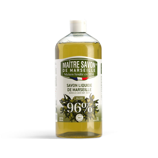 MAITRE SAVON DE MARSEILLE Extra Mild Olive Marseille Liquid Soap 1L