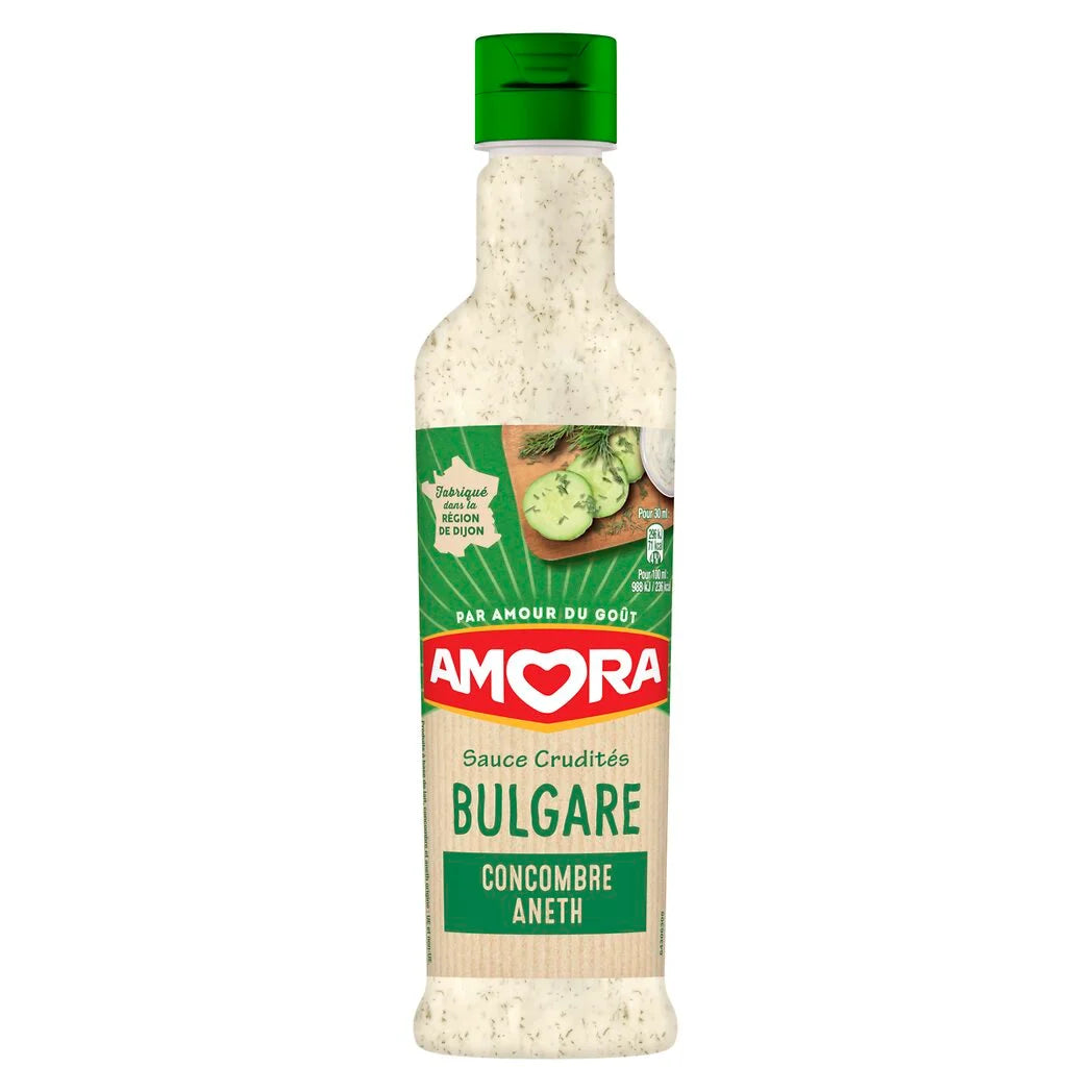 AMORA Sauce crudités bulgare concombre et aneth 380ml