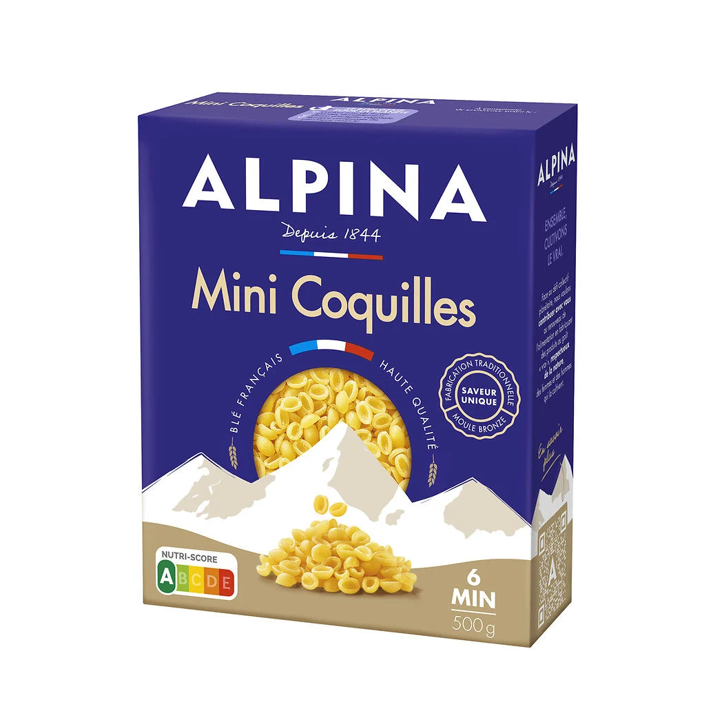ALPINA Savoie Pâtes mini coquillles 500g