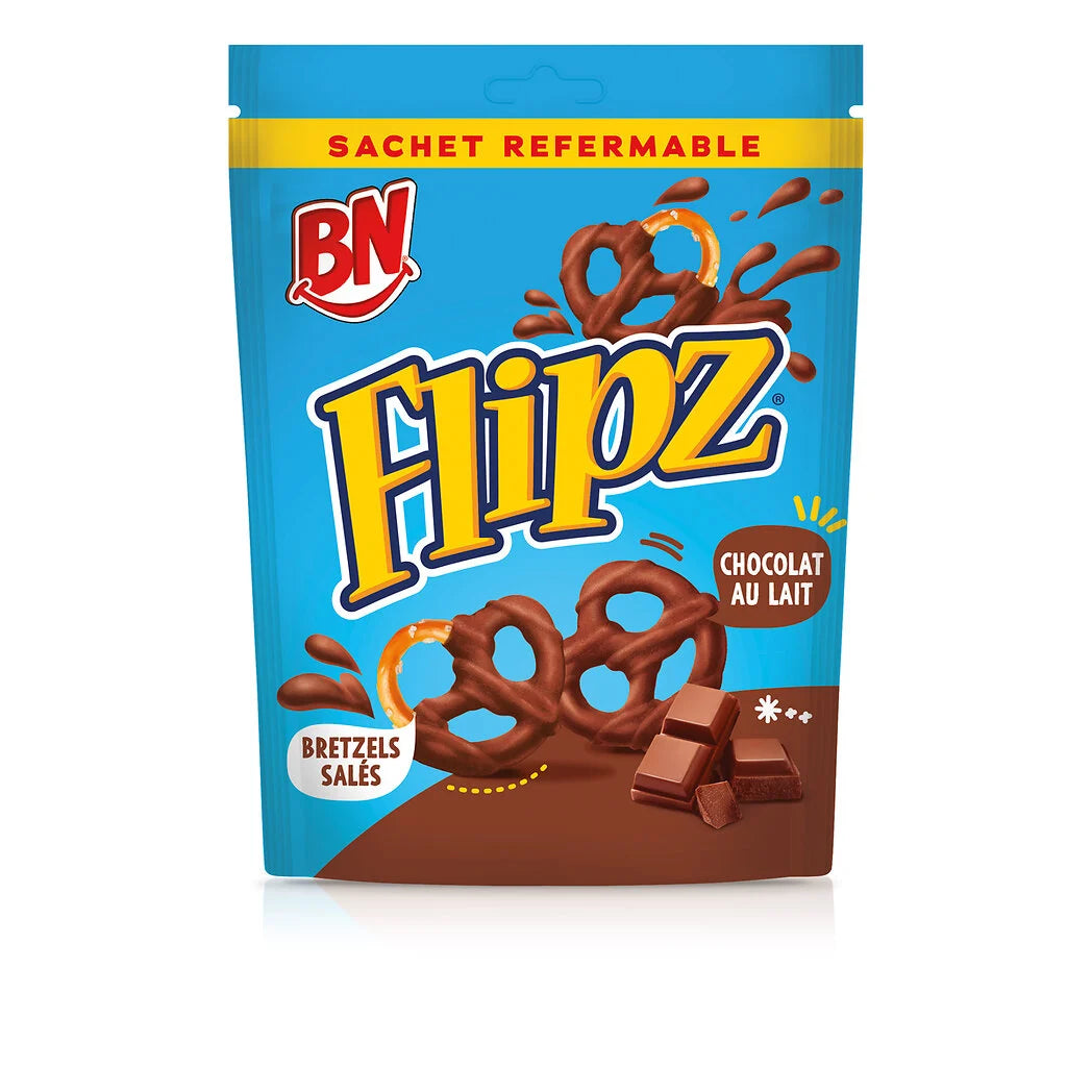 BN Bretzel salés au chocolat au lait 90g