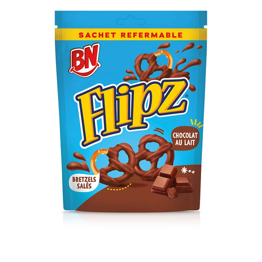 BN Bretzel salés au chocolat au lait 90g