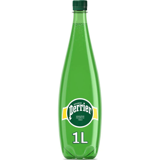 PERRIER Eau minérale naturelle gazeuse 1L