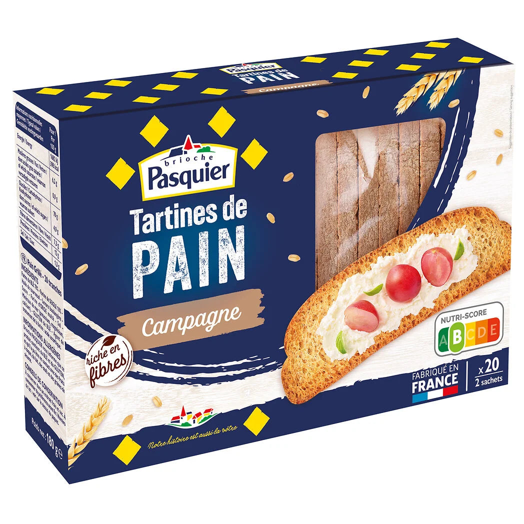 PASQUIER Country Bread Toast (x20) 180g