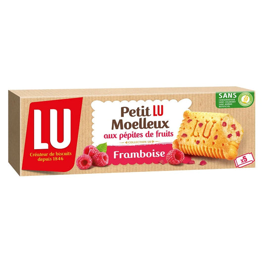 LU Soft Biscuits with Raspberry Fruit Pieces 140g