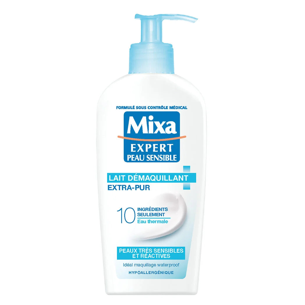 MIXA Lait Démaquillant Visage Extra-pur Apaisant 200ml