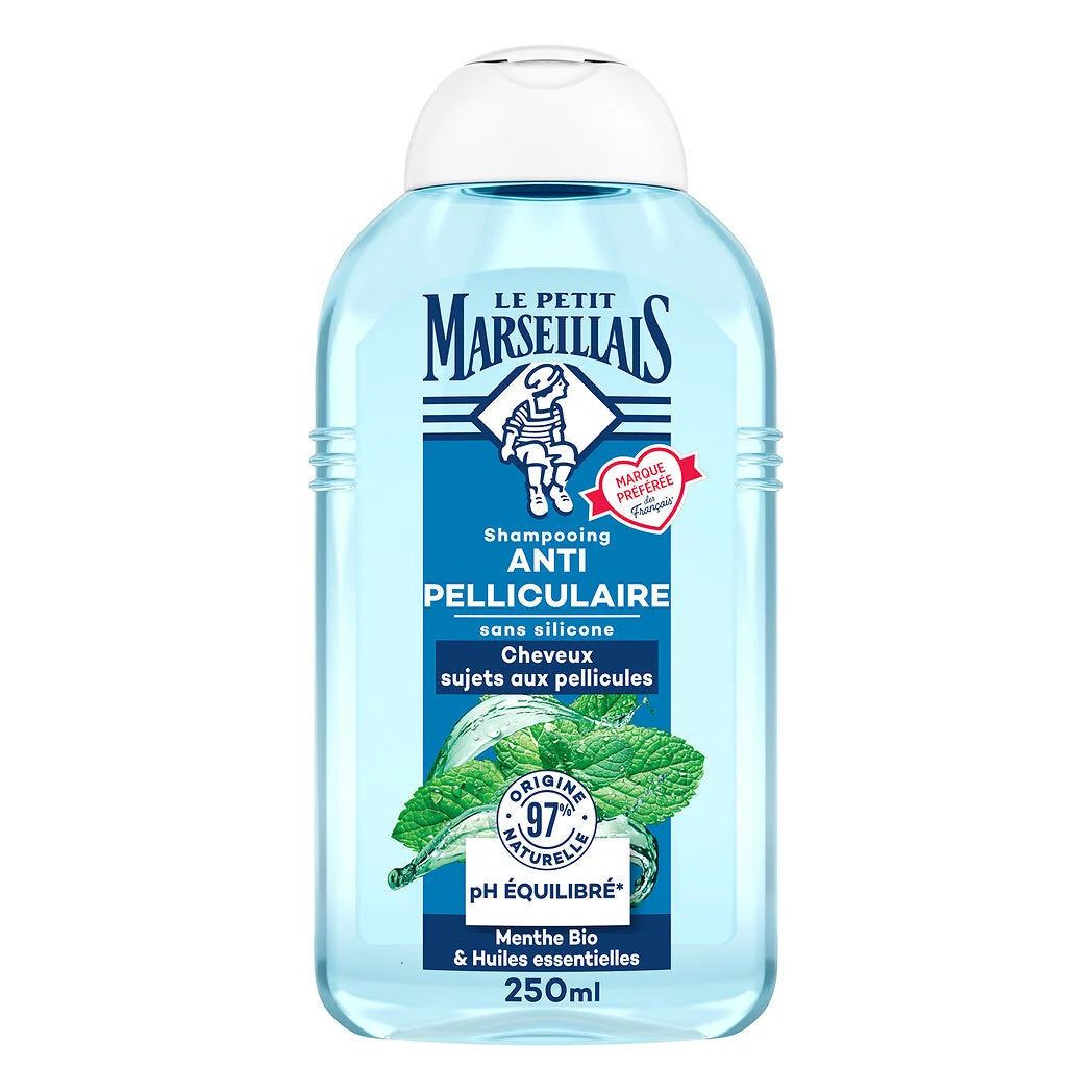 LE PETIT MARSEILLAIS Anti-Schuppen-Shampoo Bio-Minze & ätherische Öle 250 ml