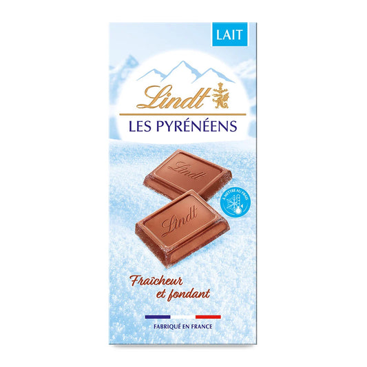 LINDT Les Pyrénéens - tablette de chocolat au lait 150g