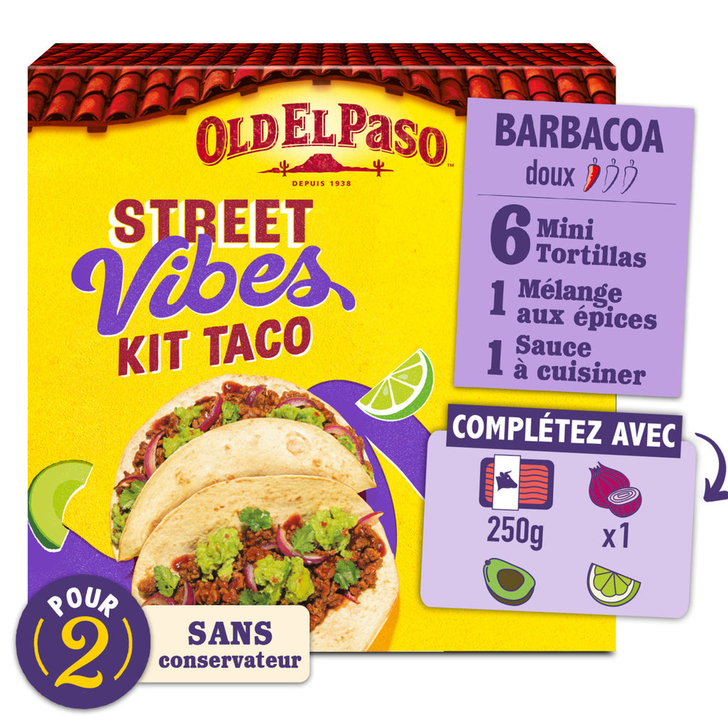 OLD EL PASO Barbecue Taco Kit 255g