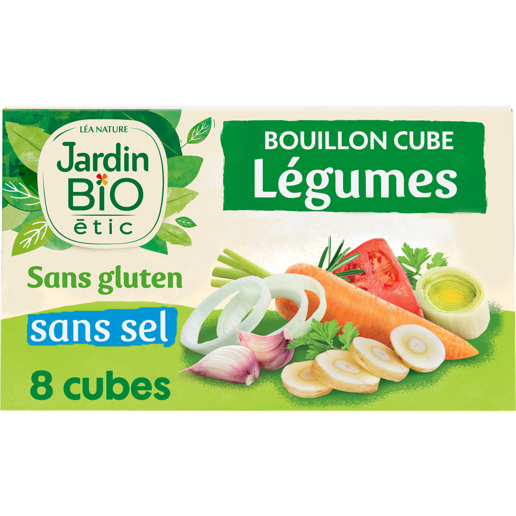 JARDIN BIO Organic Salt-Free Vegetable Stock Cubes (8x9g)