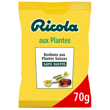 RICOLA Sugar-Free Herbal Candy with Stevia 70g