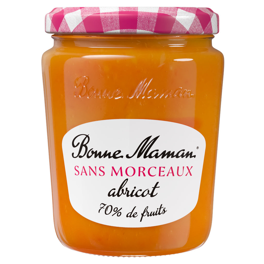BONNE MAMAN Confiture d'abricots sans morceaux 70% de fruits 310g