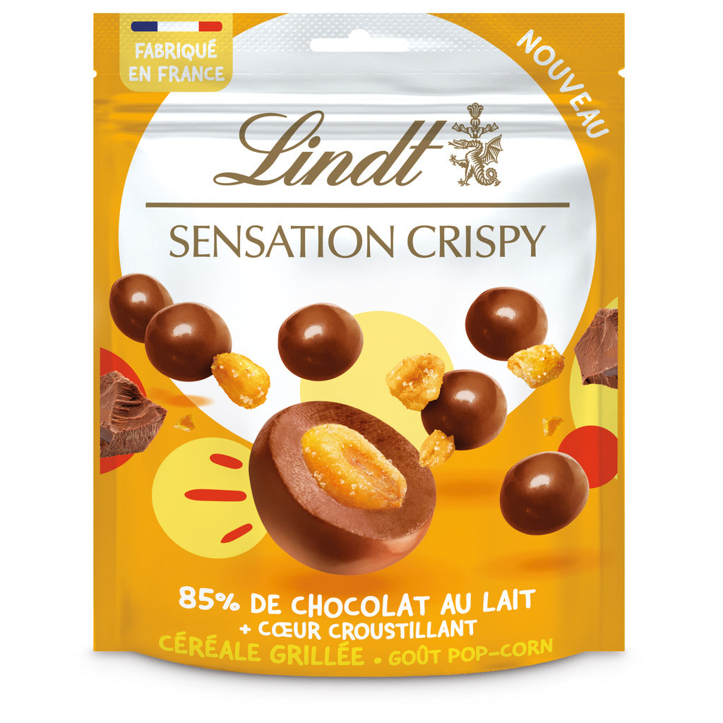 LINDT Schokoladensensation knusprig mit gerösteten Cerealien 140g